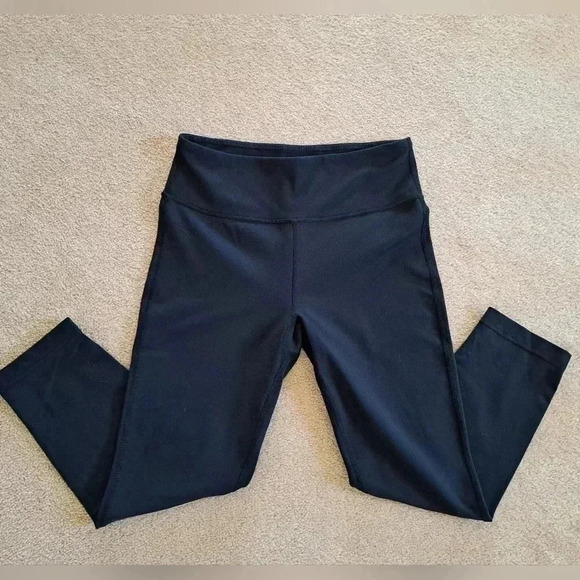 ❤ Diadora Women's Black Cropped  Leggings Size XS - Picture 1 of 9